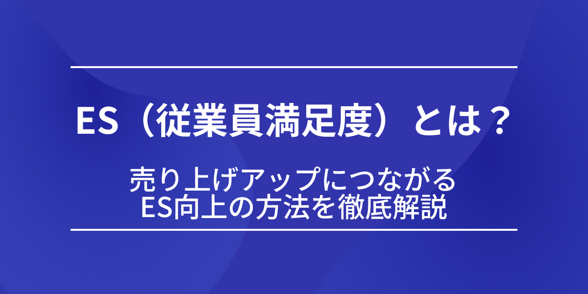 ES向上とは?