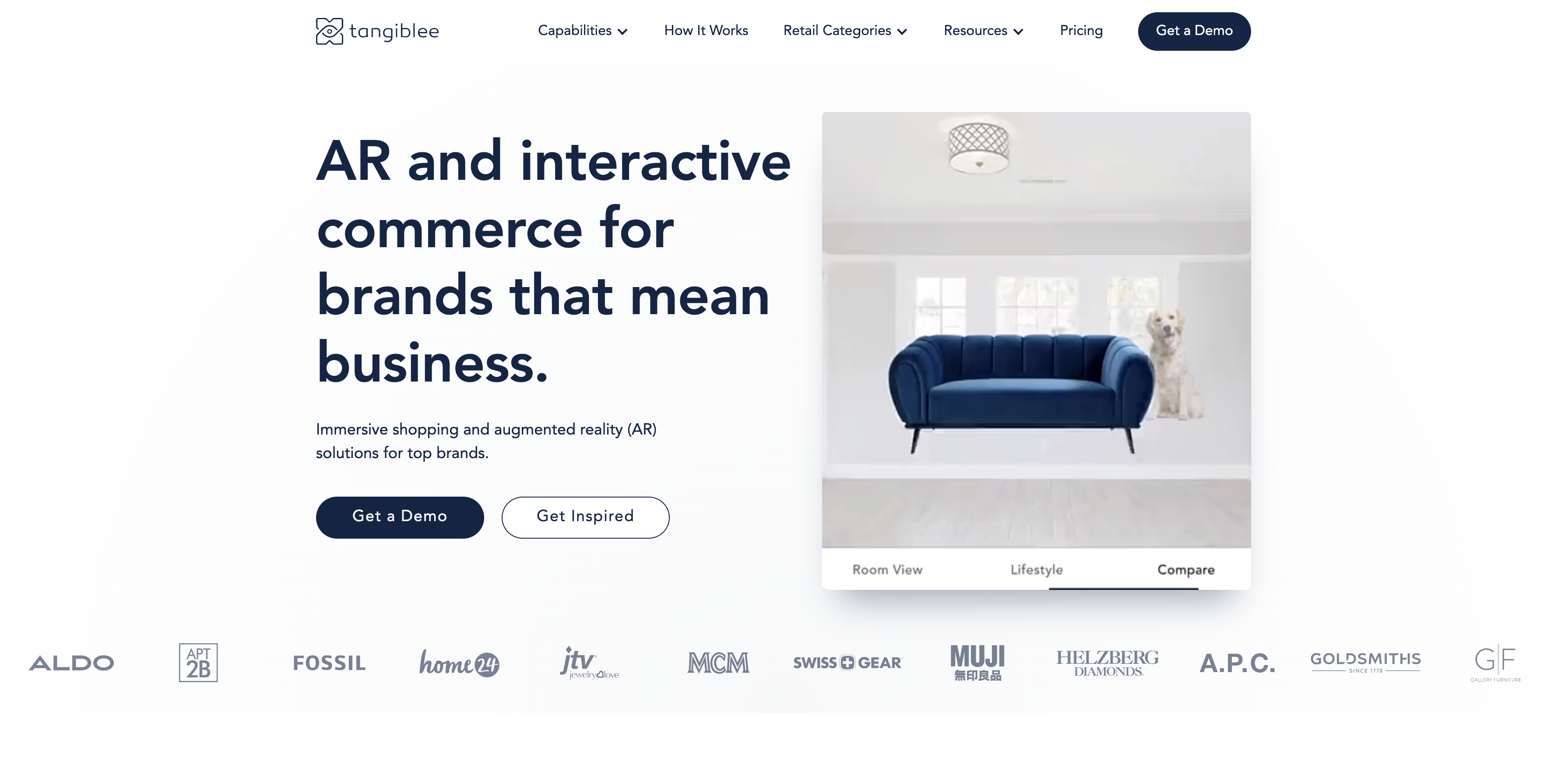 tangiblee（AR試着）