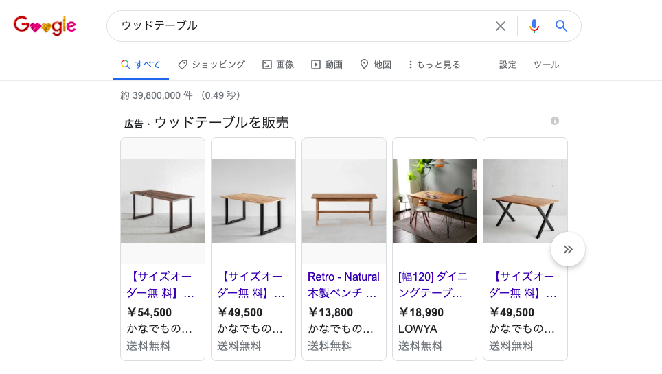 Googleショッピング