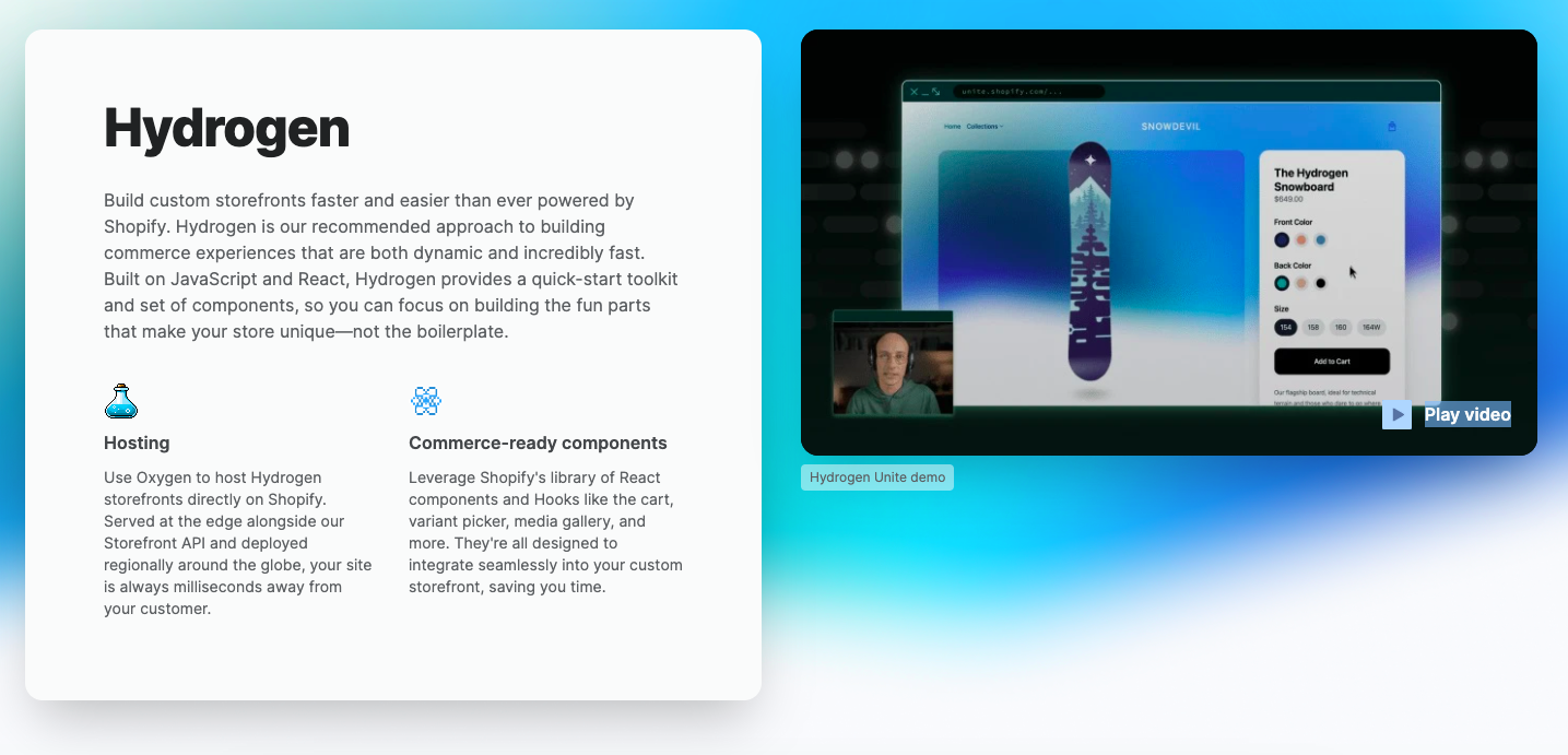 Shopify Hydrogen